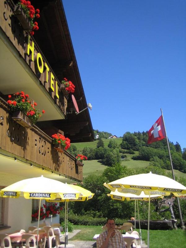 Hotel Elite B&B Rossinière Buitenkant foto